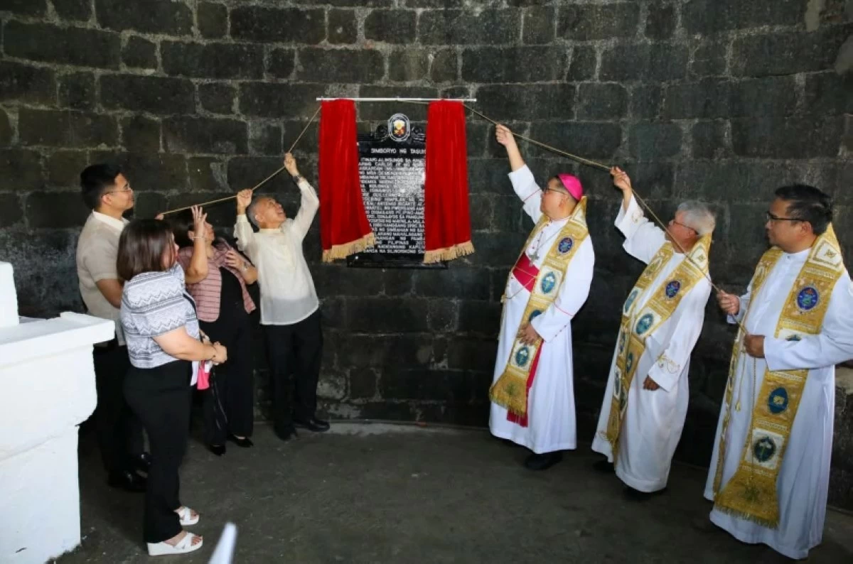 The unveiling of the historical marker for the Simboryo ng Taguig (Photo from the Taguig City government) 