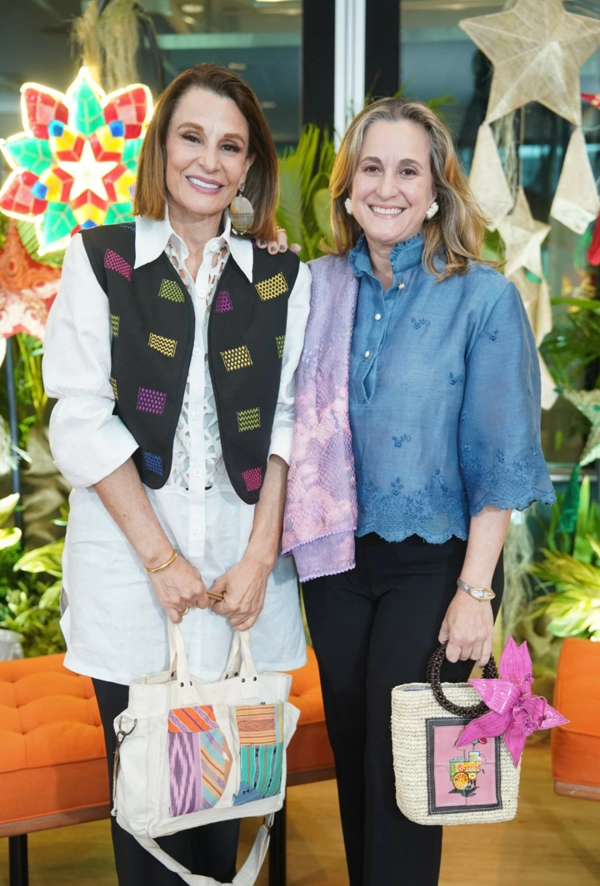 Bea Zobel Jr. and Sofia Zobel-Elizalde, co-founders and curators of the Designers Holiday Bazaar (DHB).