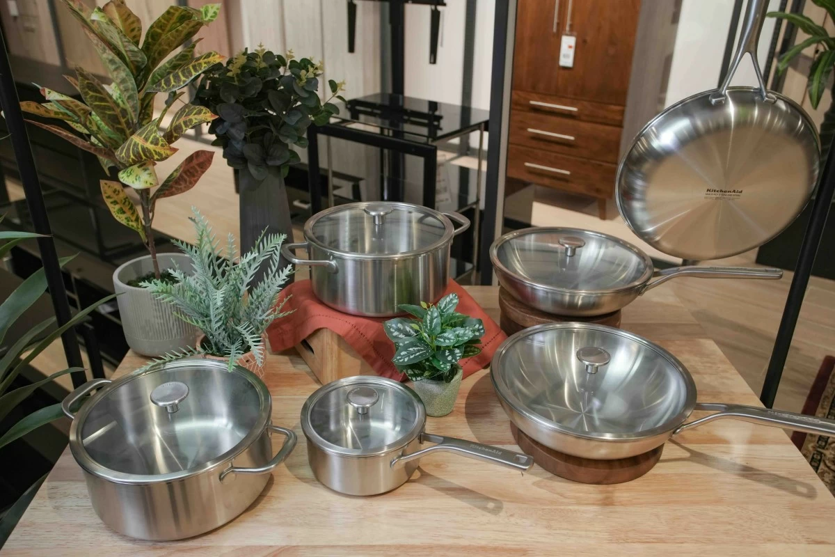 KITCHEN ESSENTIALS Cookware on display at SM Home