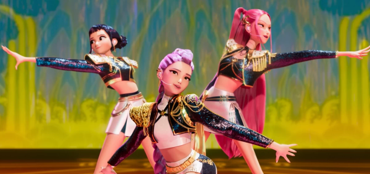 A scene from the film KPop Demon Hunters (AP)