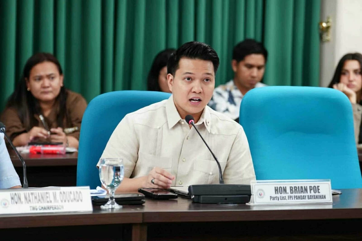 FPJ Panday Bayanihan Party-List Rep. Brian Poe (Rep. Poe's office)