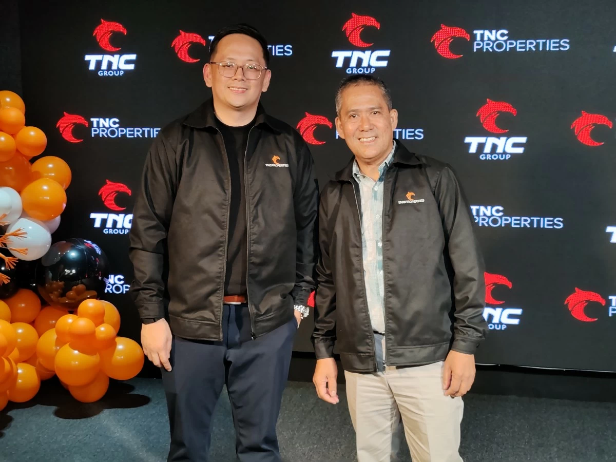 Dindo Sarmiento, vice president of TNC Properties, and Eric Redulfin, president of both TNC Group and TNC Properties.