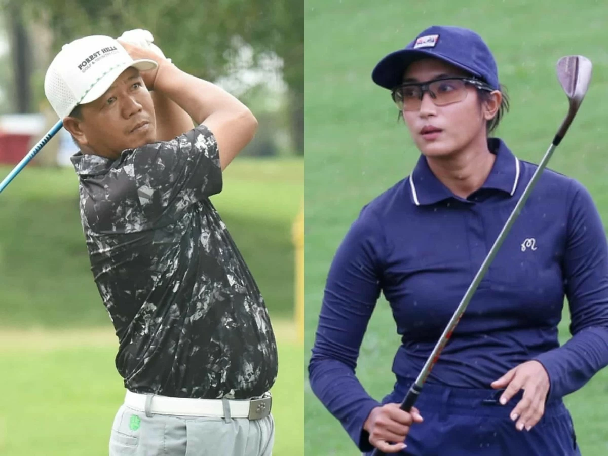 Randy Garalde, left, and Marvi Monsalve shock their respective fancied rivals.