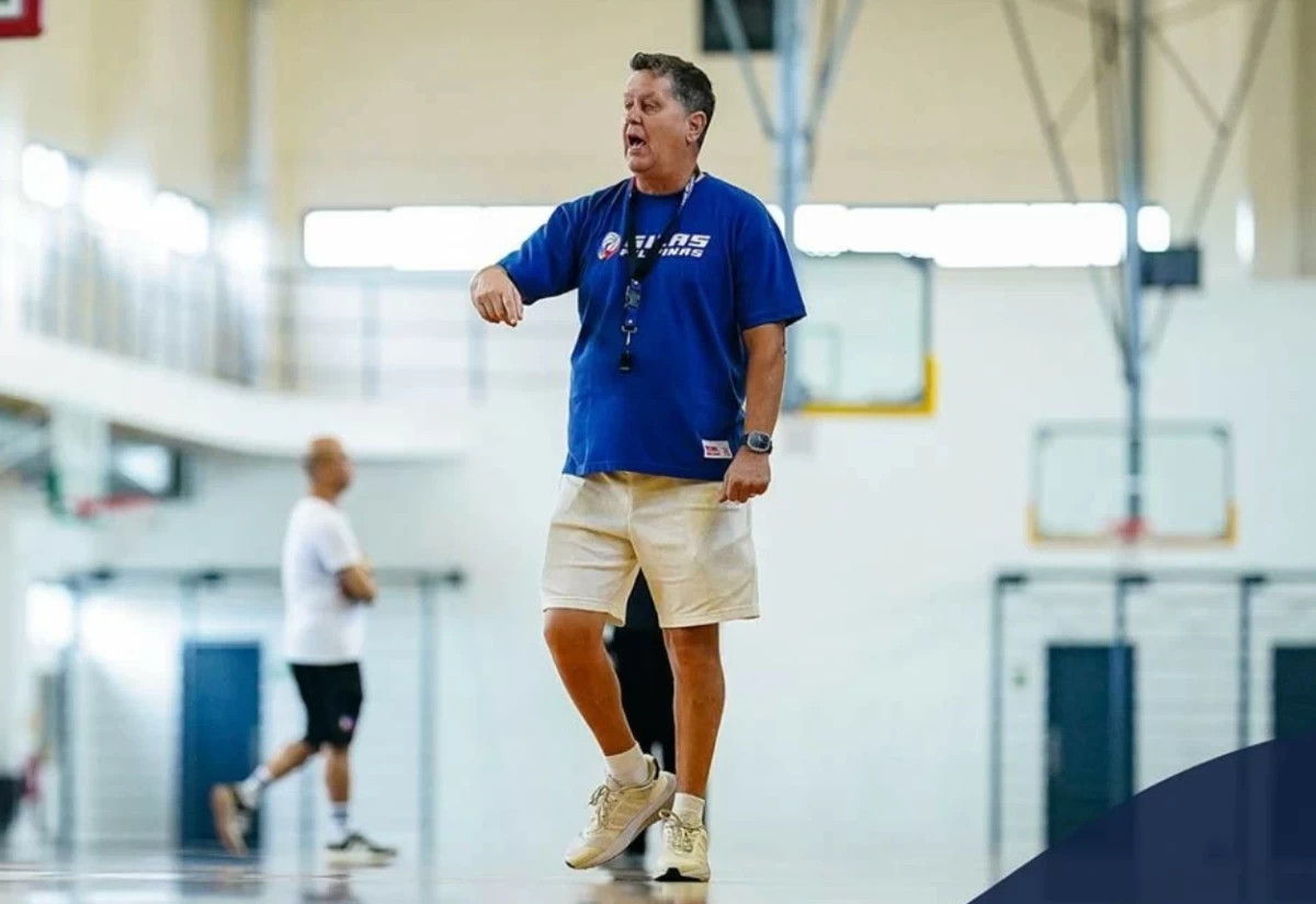 Gilas Pilipinas head coach Tim Cone eyes nothing but victories in their games against Guam. (File Photo)