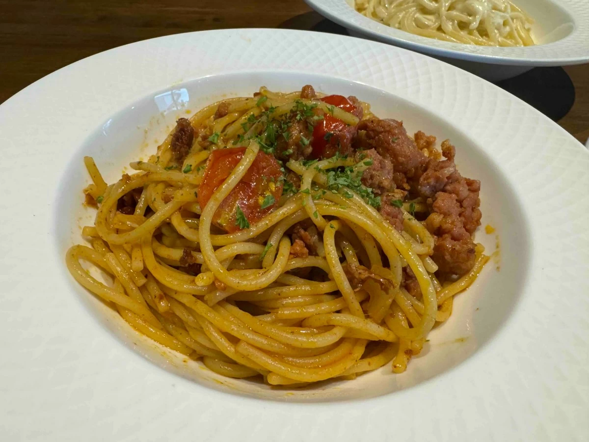 SPICE TWIST The Spicy Chorizo Pasta — hearty, savory and made for those who like their comfort with heat.