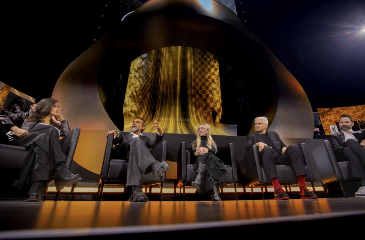 Alina Igritskaya, Oggie Kapetanovic, Stefano Seletti, and more during the press event 