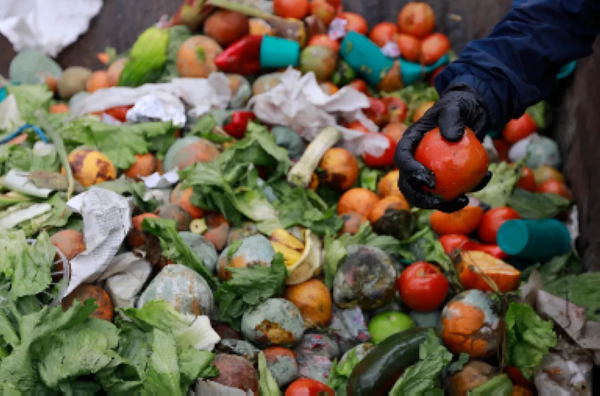 This is the staggering reality of fresh produce being discarded. Think before you toss! Photo by John W. Vizcaino/Corbis via Getty Images.