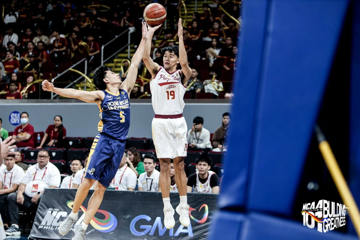 Mark Gojo Cruz stars for Perpetual. (GMA/NCAA Images)
