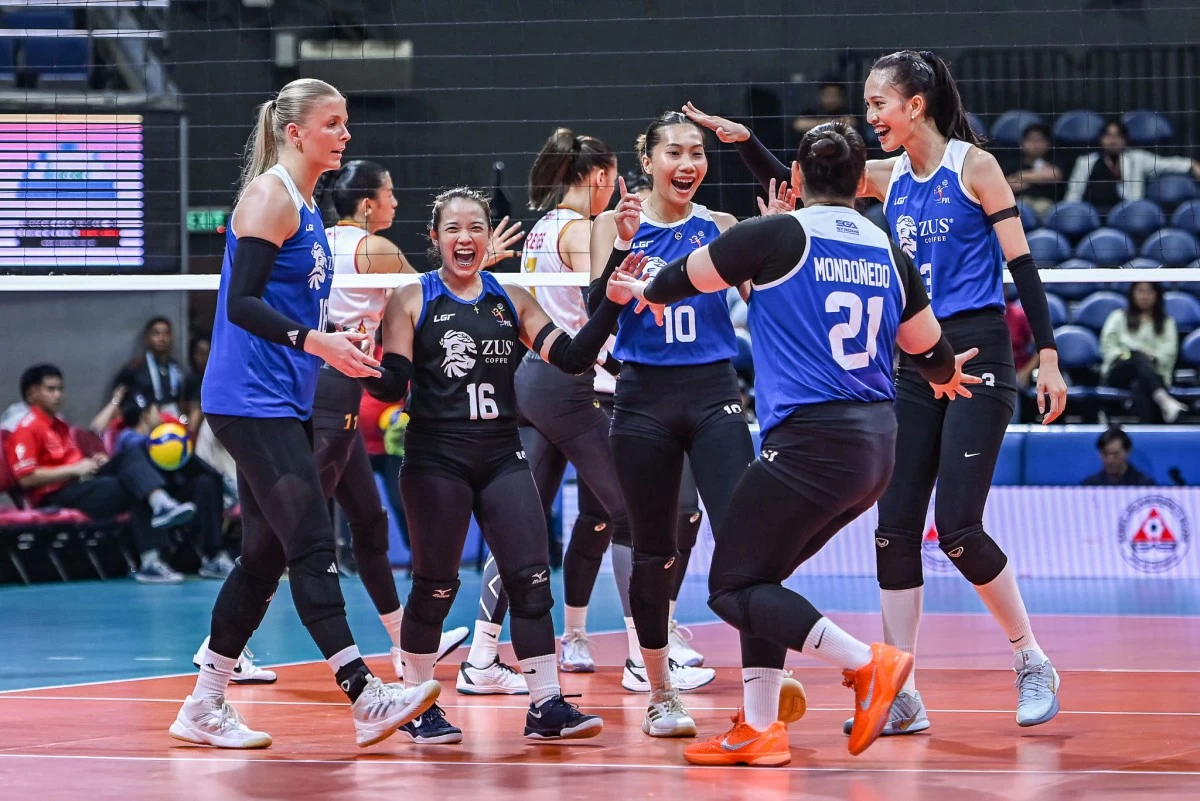 The ZUS Coffee Thunderbelles are on their first finals appearance. (PVL Images)