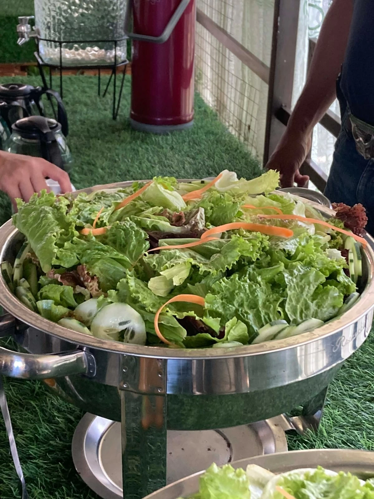 FRESH BATCH Farm-fresh salad paired with a special homemade vinaigrette.