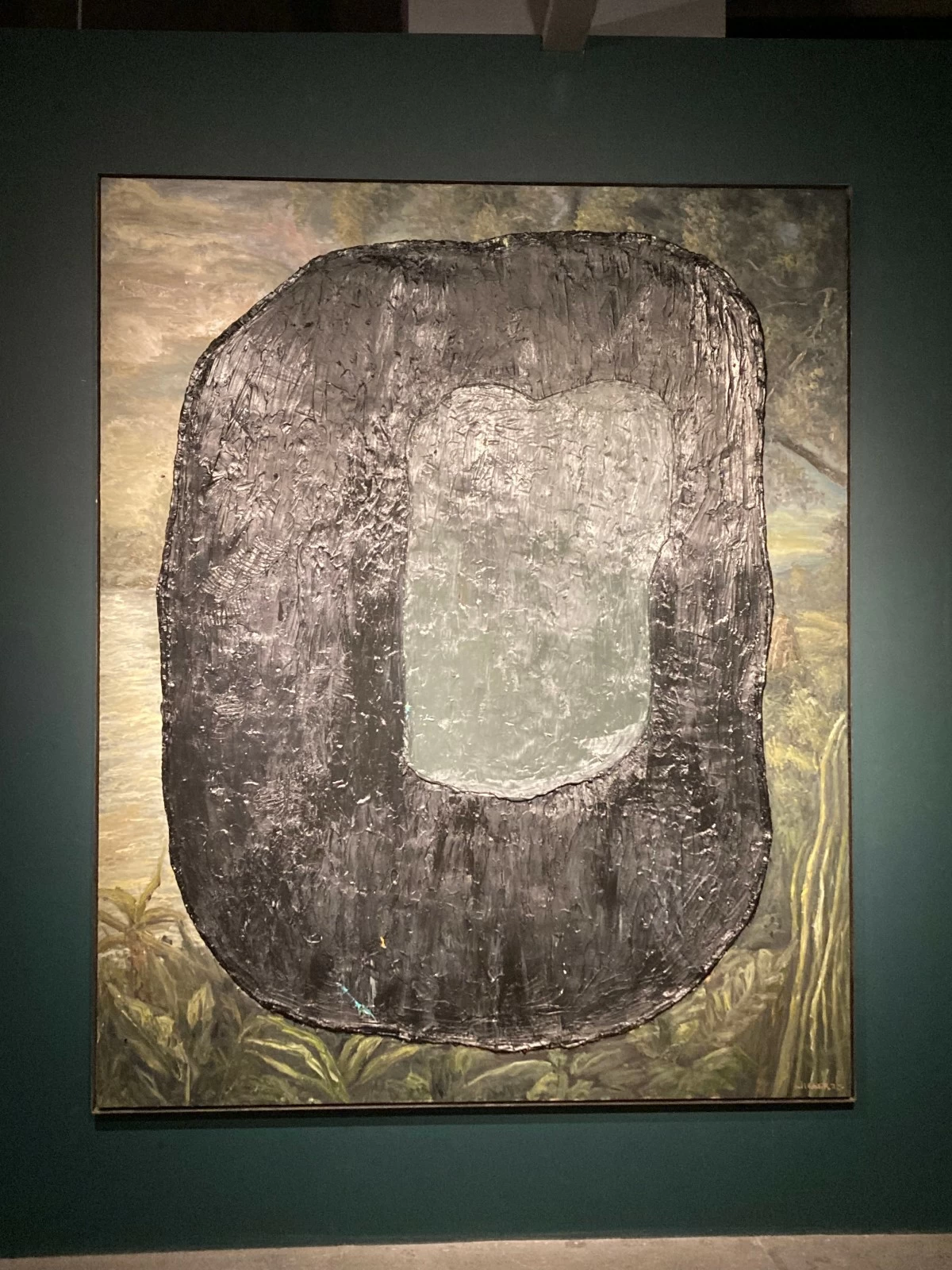 ENTER THE NETHER A portal to another world stands ominously over a tranquil environment.