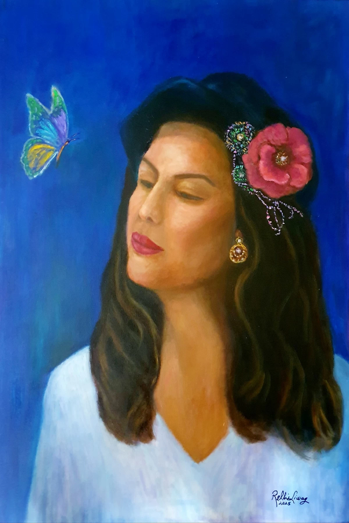 'METAMORPHOSIS' oil on canvas, 35x23 inches, 2025