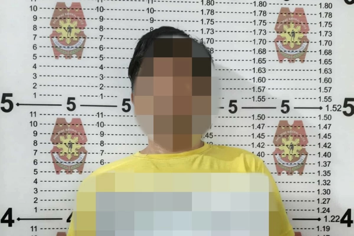 The arrested suspect (Photo from Taguig police) 
