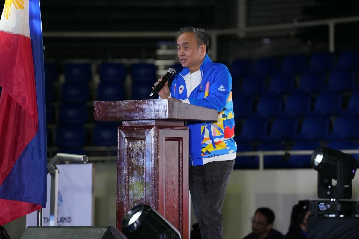 Philippine Olympic Committee (POC) President Abraham "Bambol" Tolentino. 