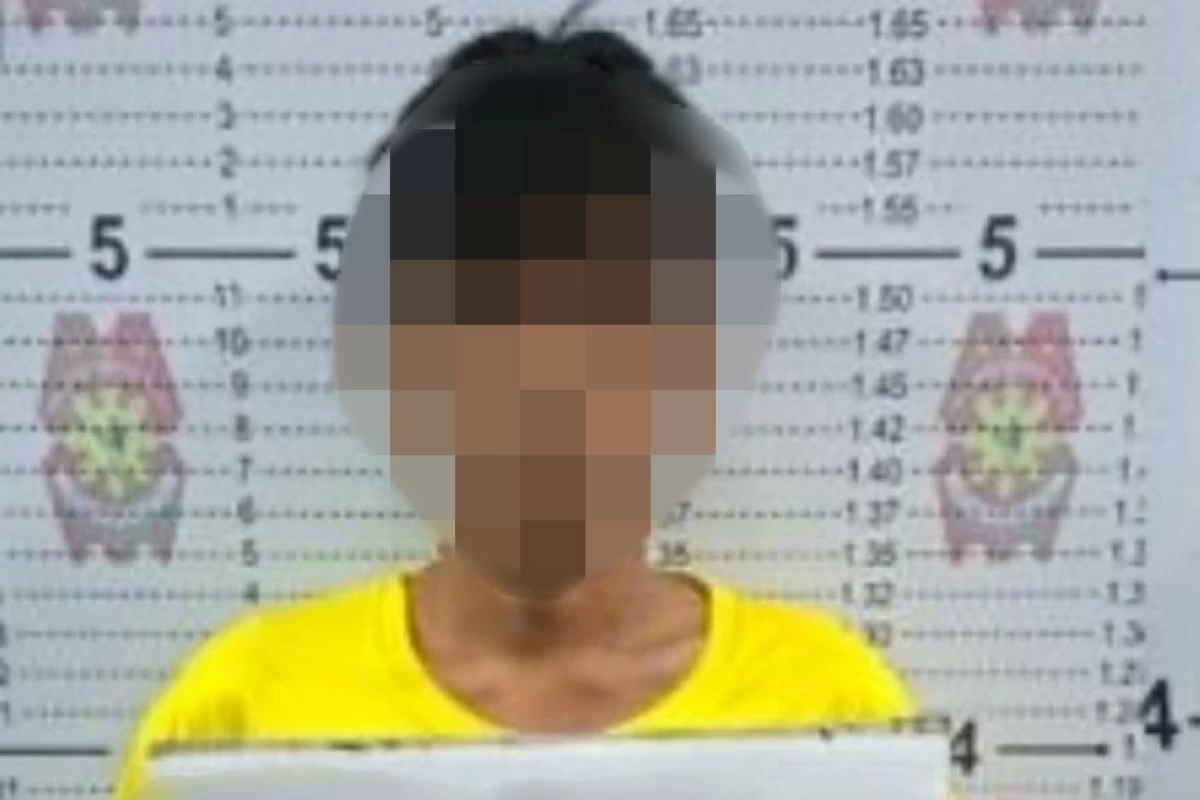 The suspect arrested by the Muntinlupa police on Nov. 29 (Photo from Muntinlupa police)