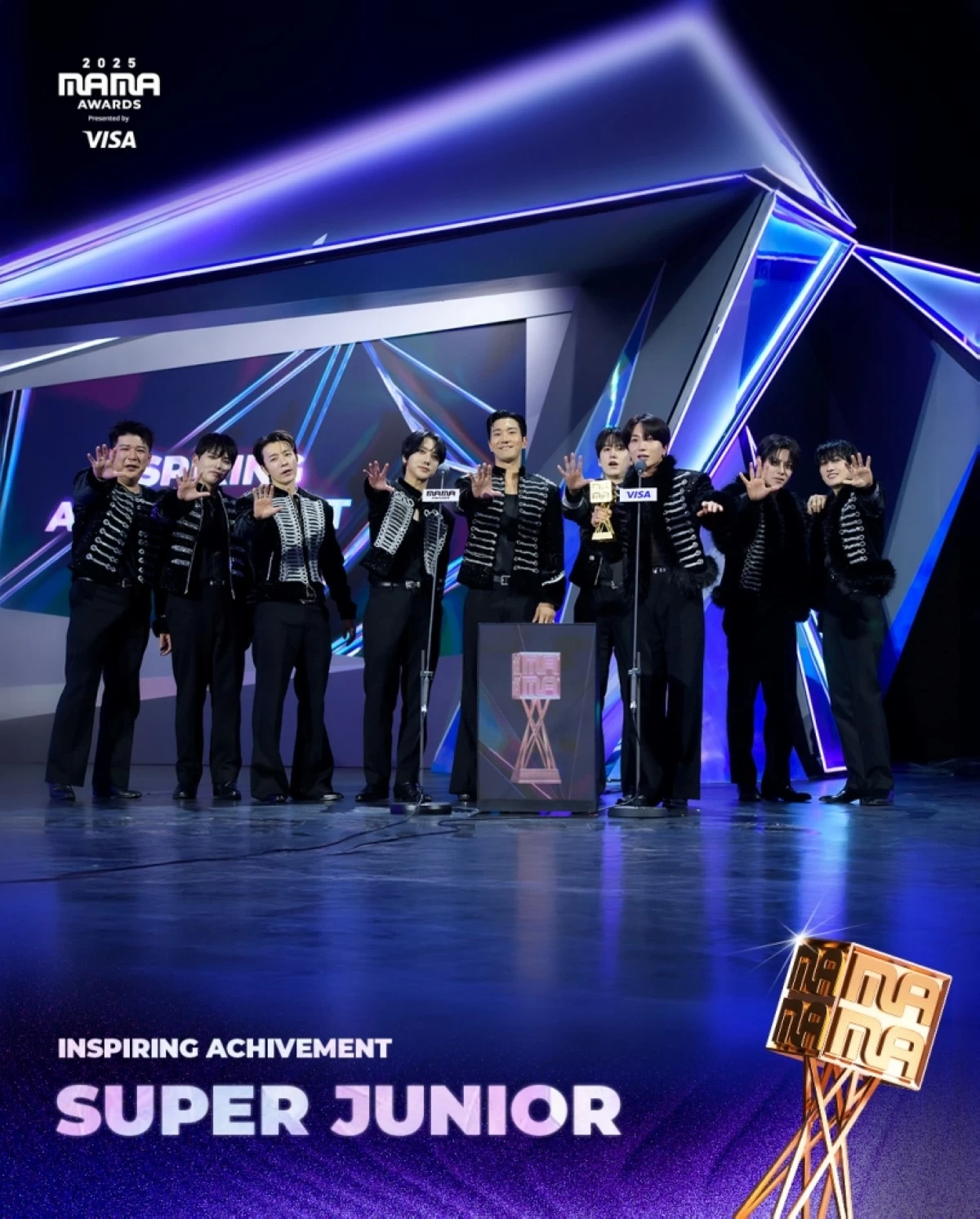 Super Junior (2025 MAMA Awards on X) 
