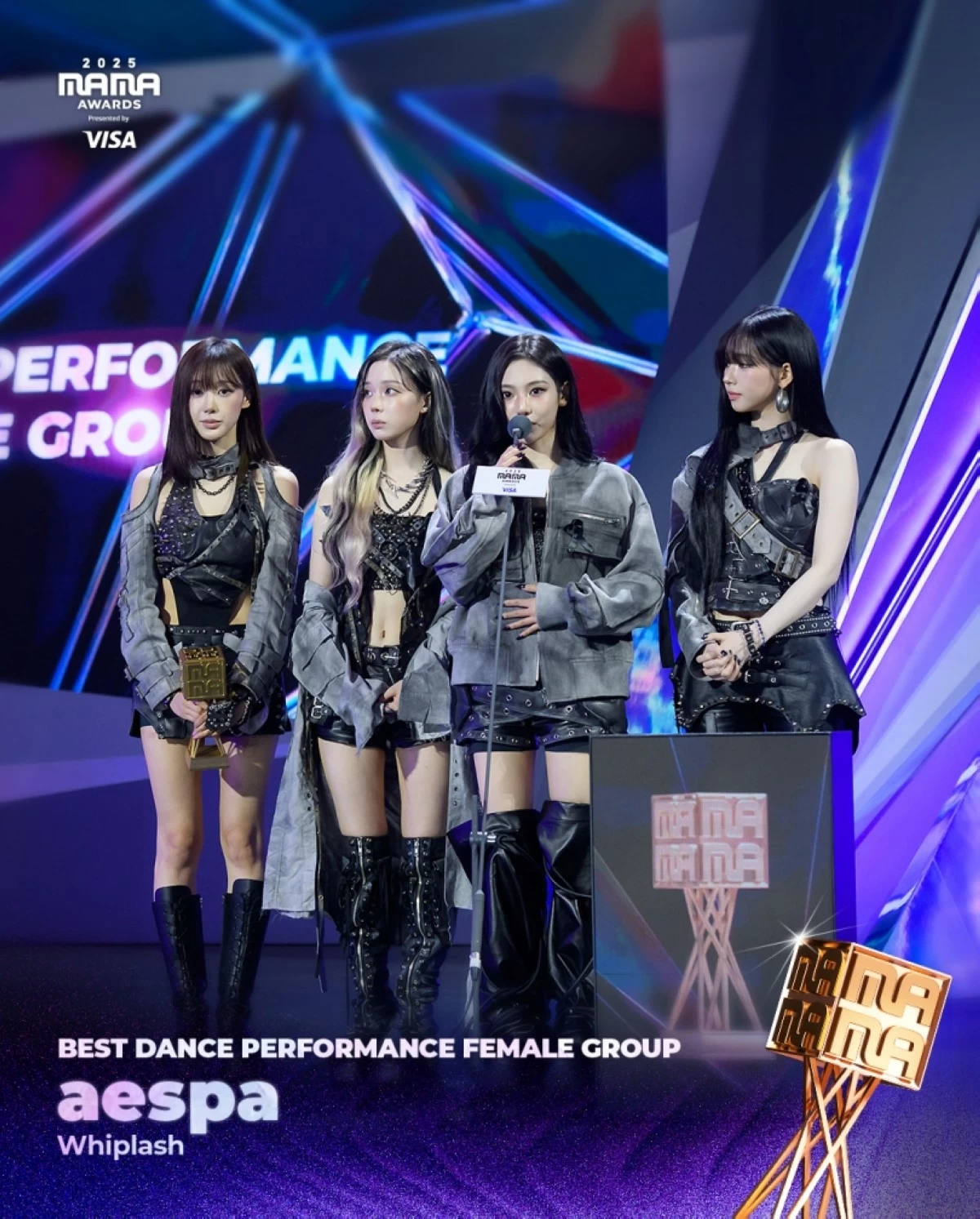 Aespa (2025 MAMA Awards X account) 