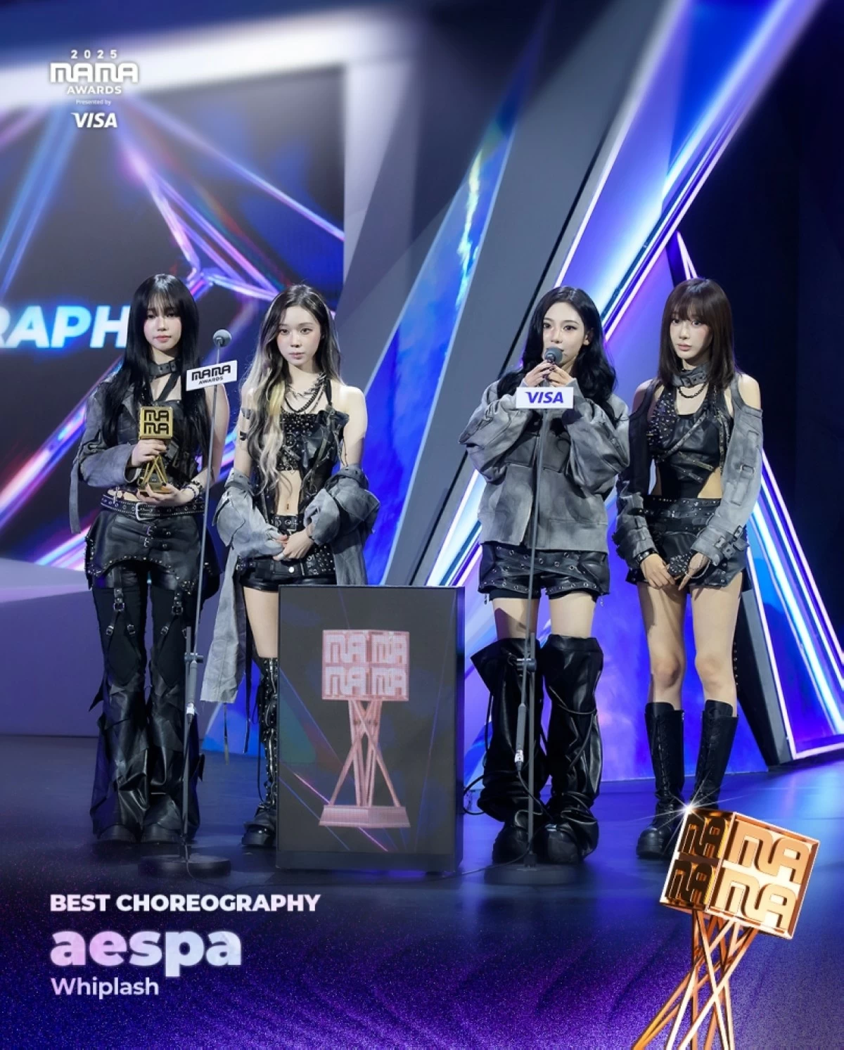 Aespa (2025 MAMA Awards X account) 