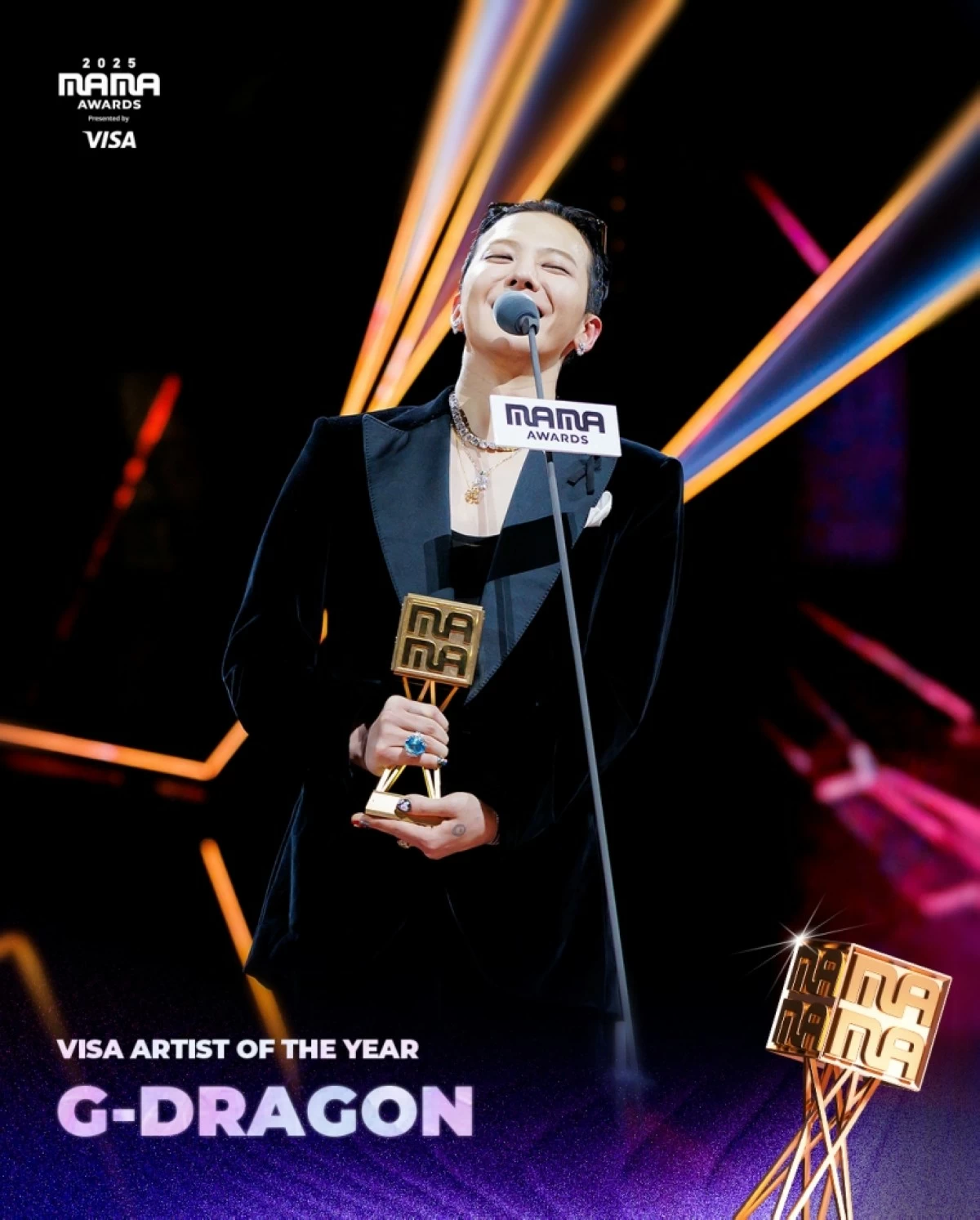 G-Dragon (2025 MAMA Awards X account) 
