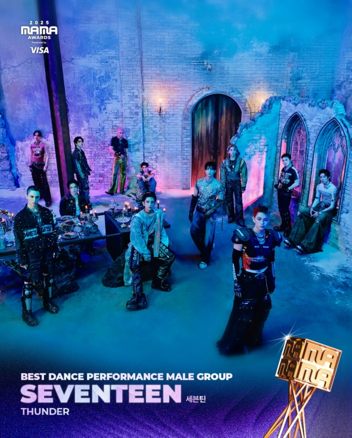 Seventeen (2025 MAMA Awards X account) 