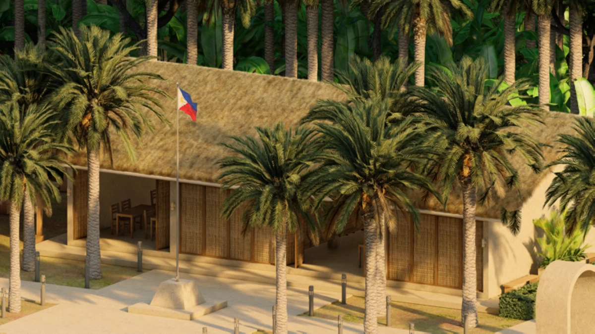 Halian Island Culture and Climate School (Render by Bea Rodriguez, Bea Carague, and Janelle Gan)