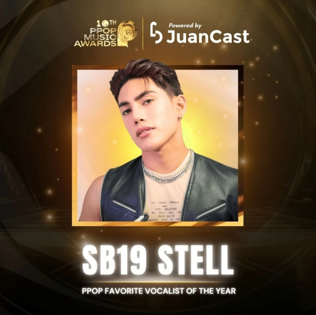 SB19 member Stell (PPop Music Awards Facebook page) 