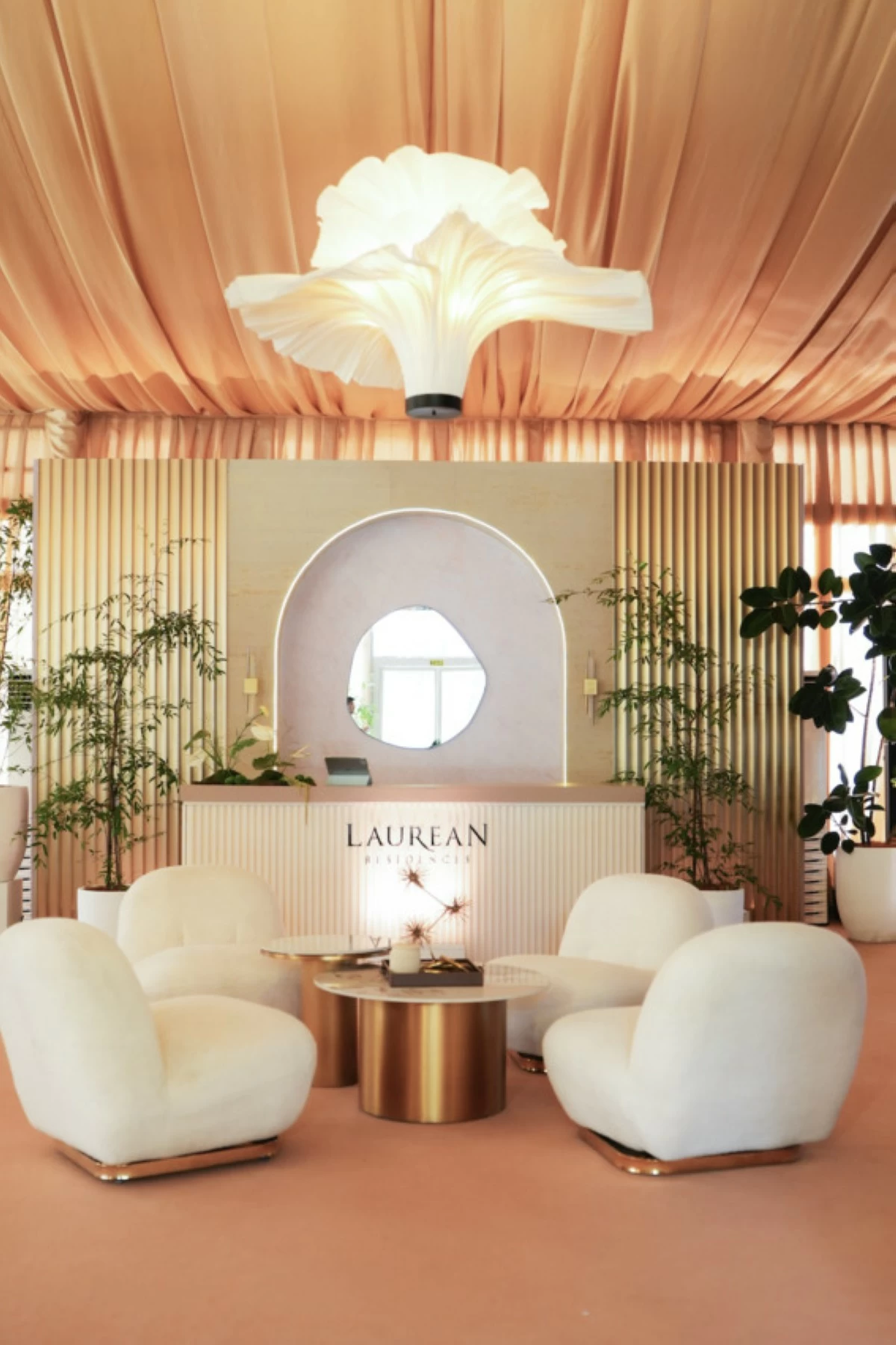 Laurean Residences launch venue setup