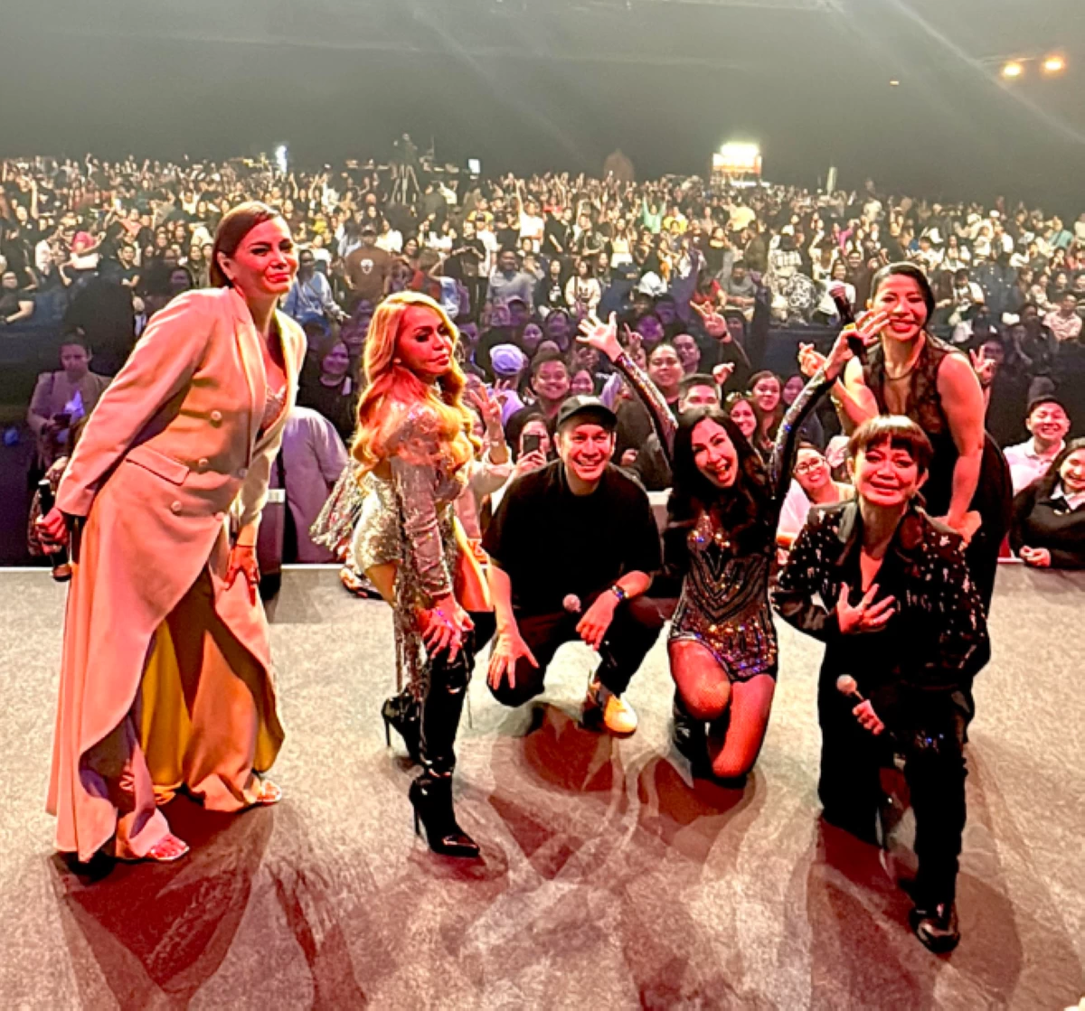 From left: Imah Dumagay, Tuesday Vargas, Giselle Sanchez, Alex Calleja, Ethel Booba, and K Brosas.