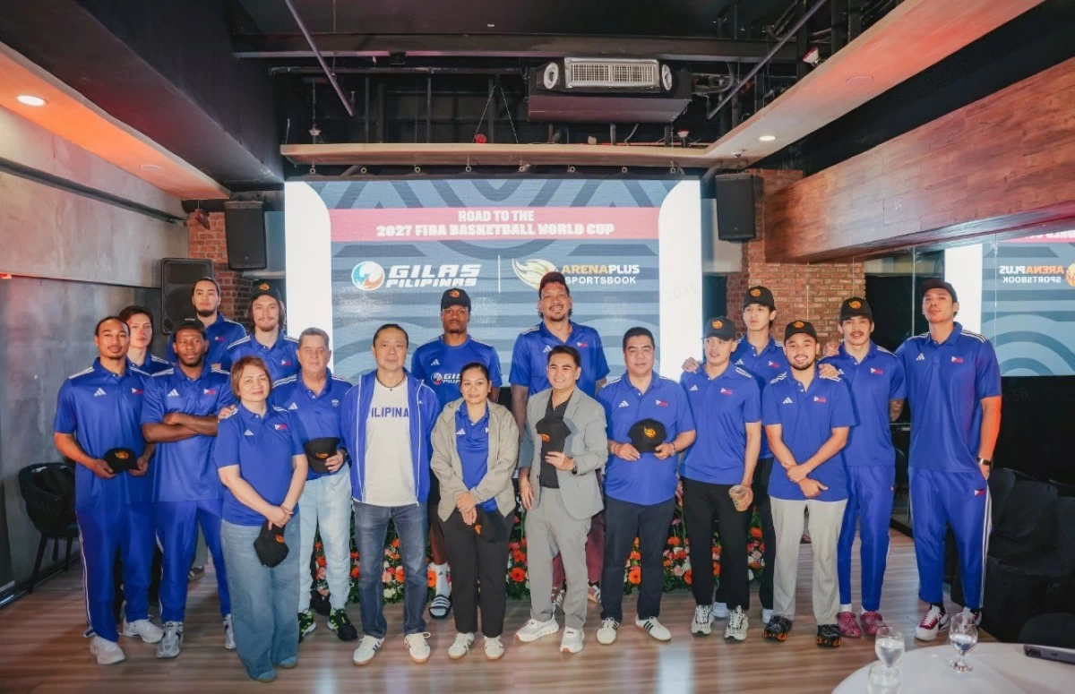 Gilas Pilipinas, the Philippine men’s national basketball team on their final send-off to start their 
FIBA Basketball World Cup campaign
