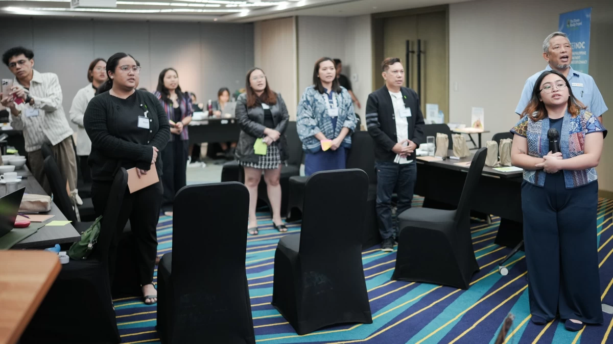 Participants voice the frustrations and hopes of climate-vulnerable nations during the commitment ceremony ahead of COP30.