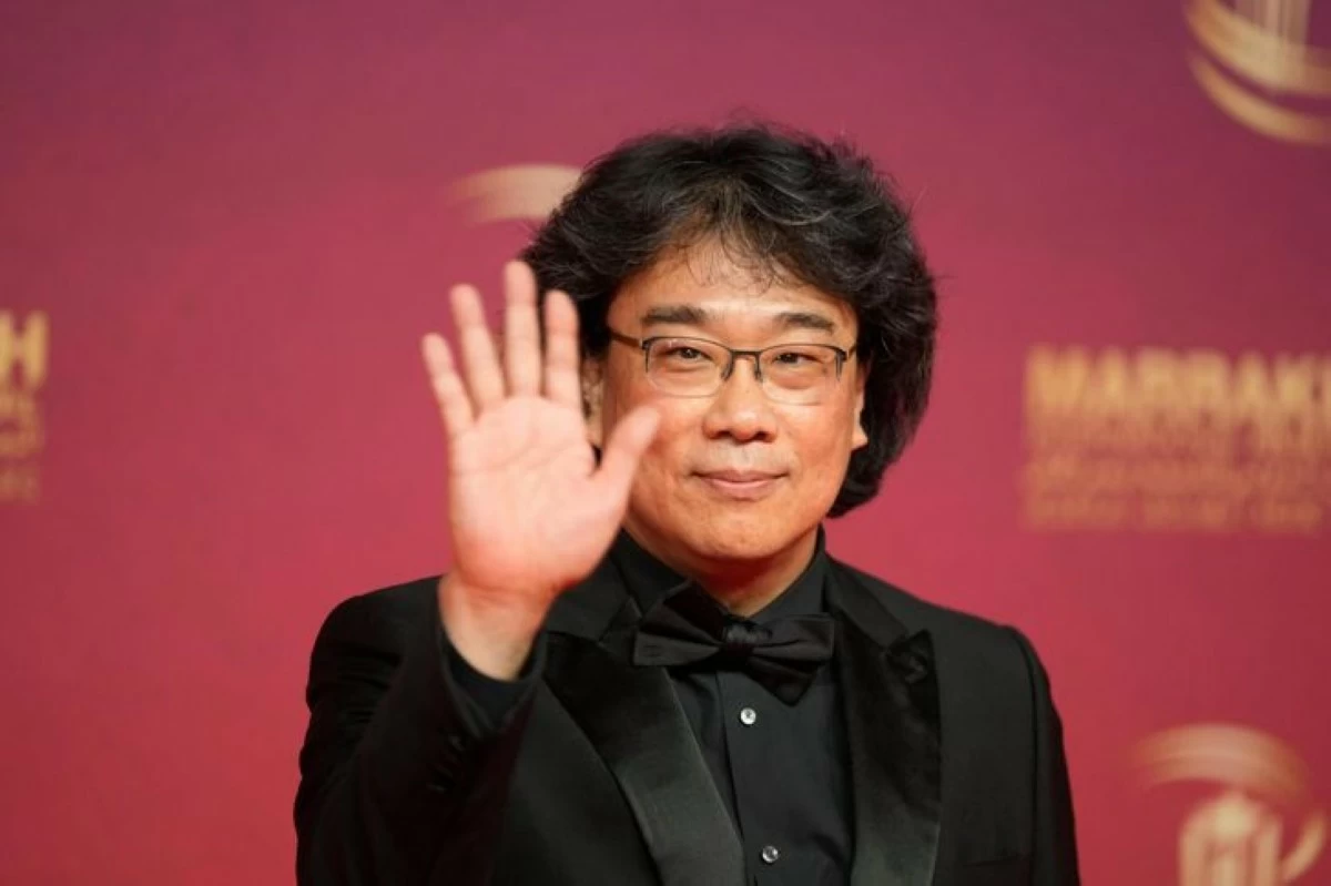Director Bong Joon-ho attends the opening ceremony of the 22nd Marrakech Film Festival in Marrakech, Morocco, on Friday. (AP-Yonhap)