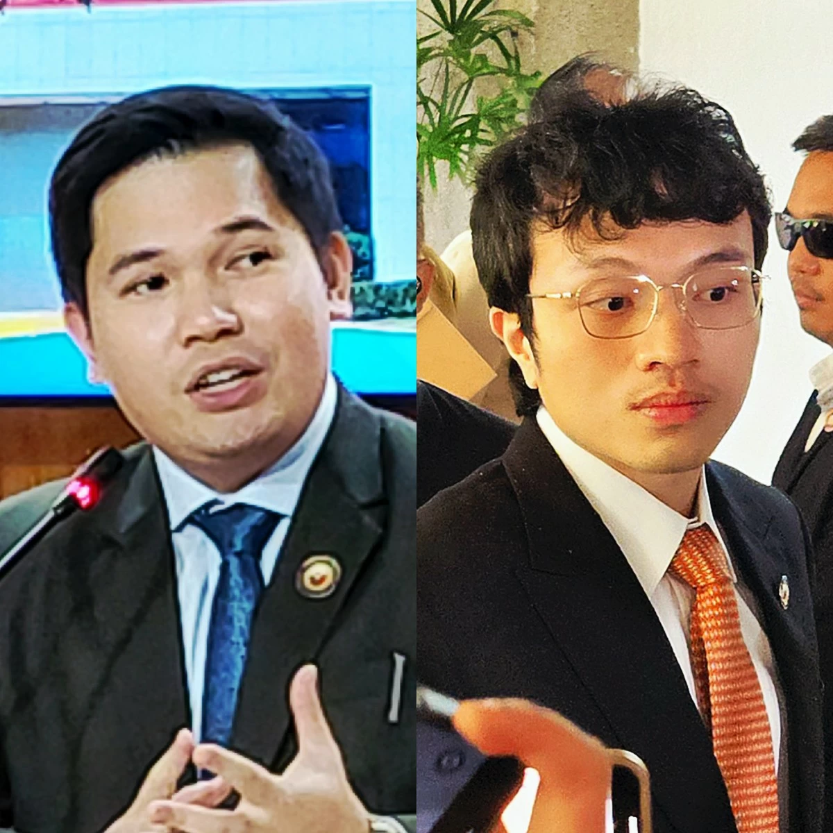 4Ps Party-list Rep. JC Abalos (left), Cavite 4th district Rep. Francisco "Kiko" Barzaga (Ellson Quismorio/ MANILA BULLETIN)