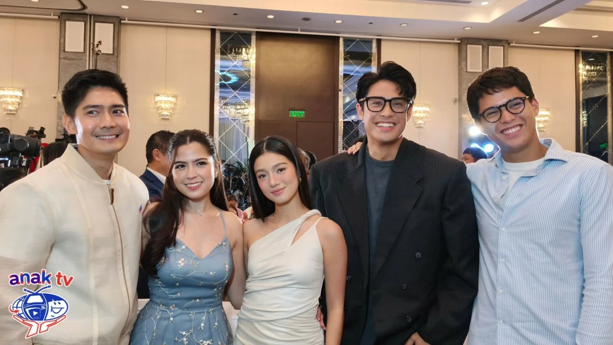 From left: Robbie Domingo, Alexa Ilacad, Belle Maeriano, Donny Pangilinan, and Kyle Echarri