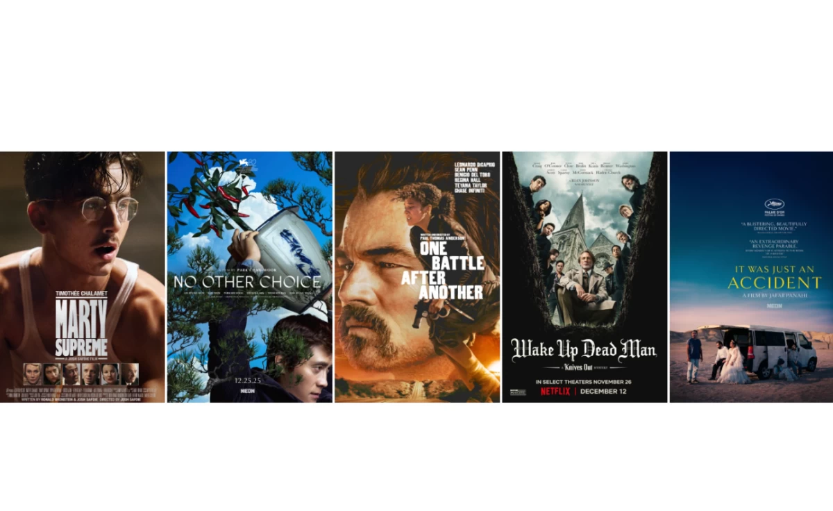Official posters of the best films for 2025 (AP)