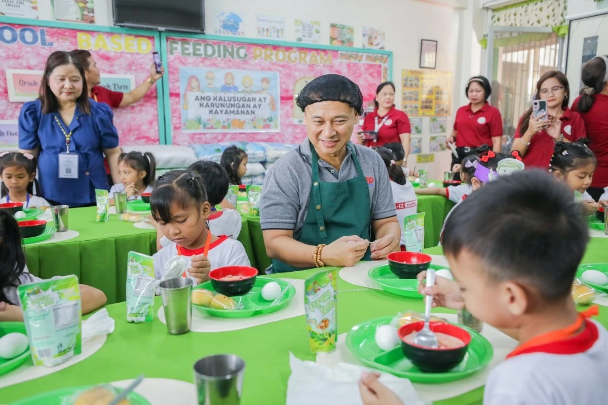 Las Piñas schools earn praise for award-winning school-based feeding program in NCR. (Photo from DepEd)
