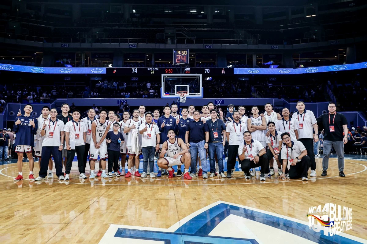 Letran Knights barge into the NCAA Season 101 Finals. (GMA/NCAA Images)