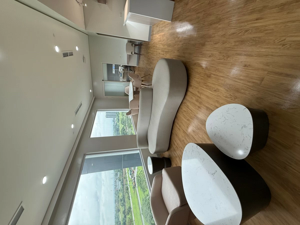 The premier ‘smart’ suite at TMC South Luzon, a room with an expansive ‘green’ view. 