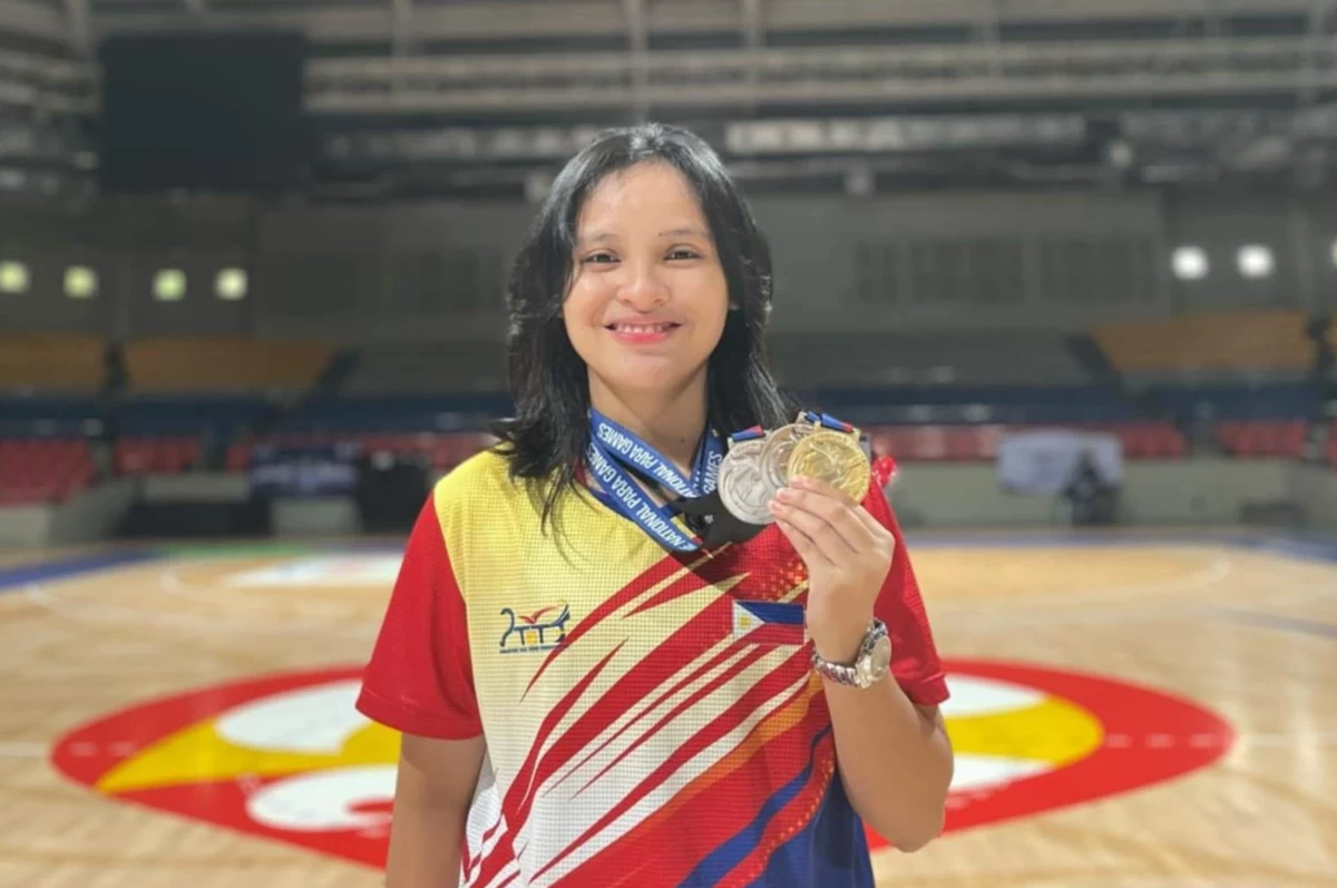 Para table tennis athlete Lhey Manginsay is chosen as Team Philippines' flag-bearer in the Asian Youth Para Games. (File Photo/PSC)