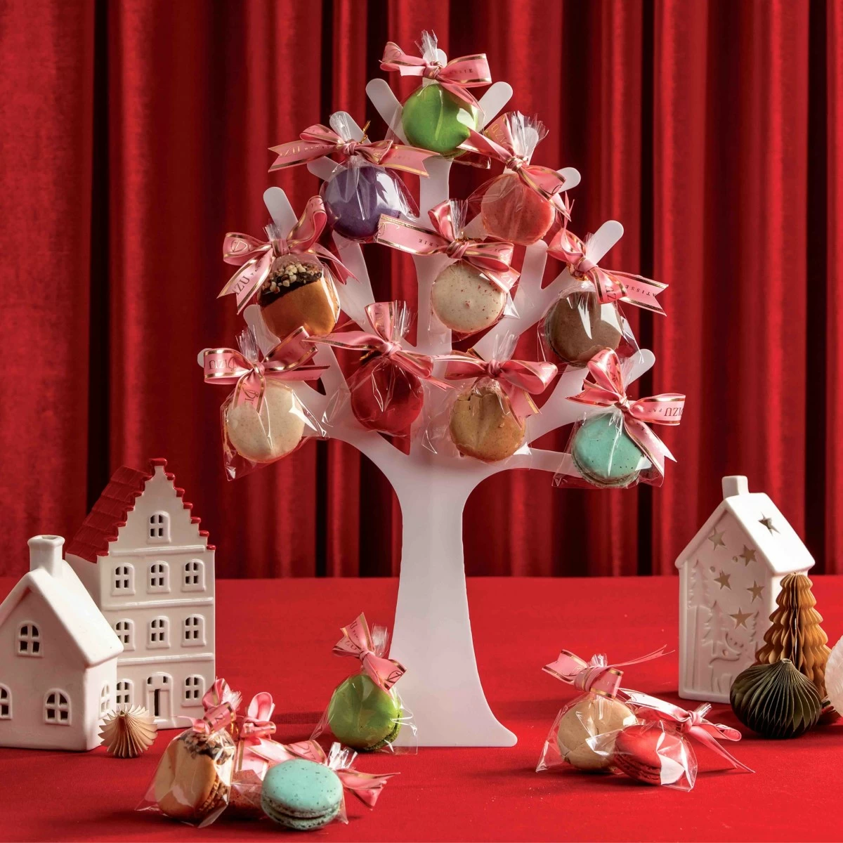Macaron Noël Tree