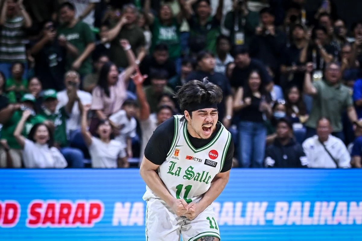La Salle’s Jacob Cortez is now just two games away from becoming a UAAP champion like his father, Mike. (UAAP Media)