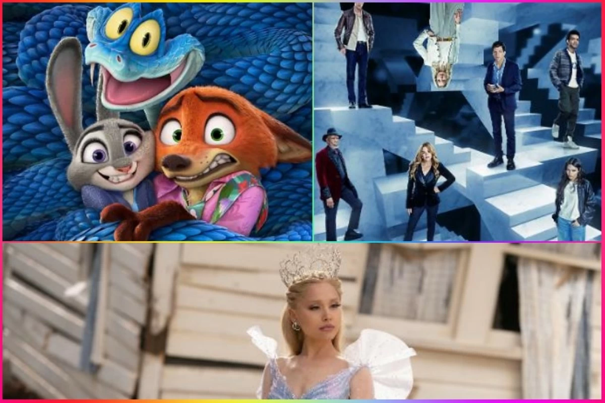 (Clockwise from top left) "Zootopia 2," "Now You See Me: Now You Don’t" and "Wicked: For Good" (Photos from KOFIC)  
