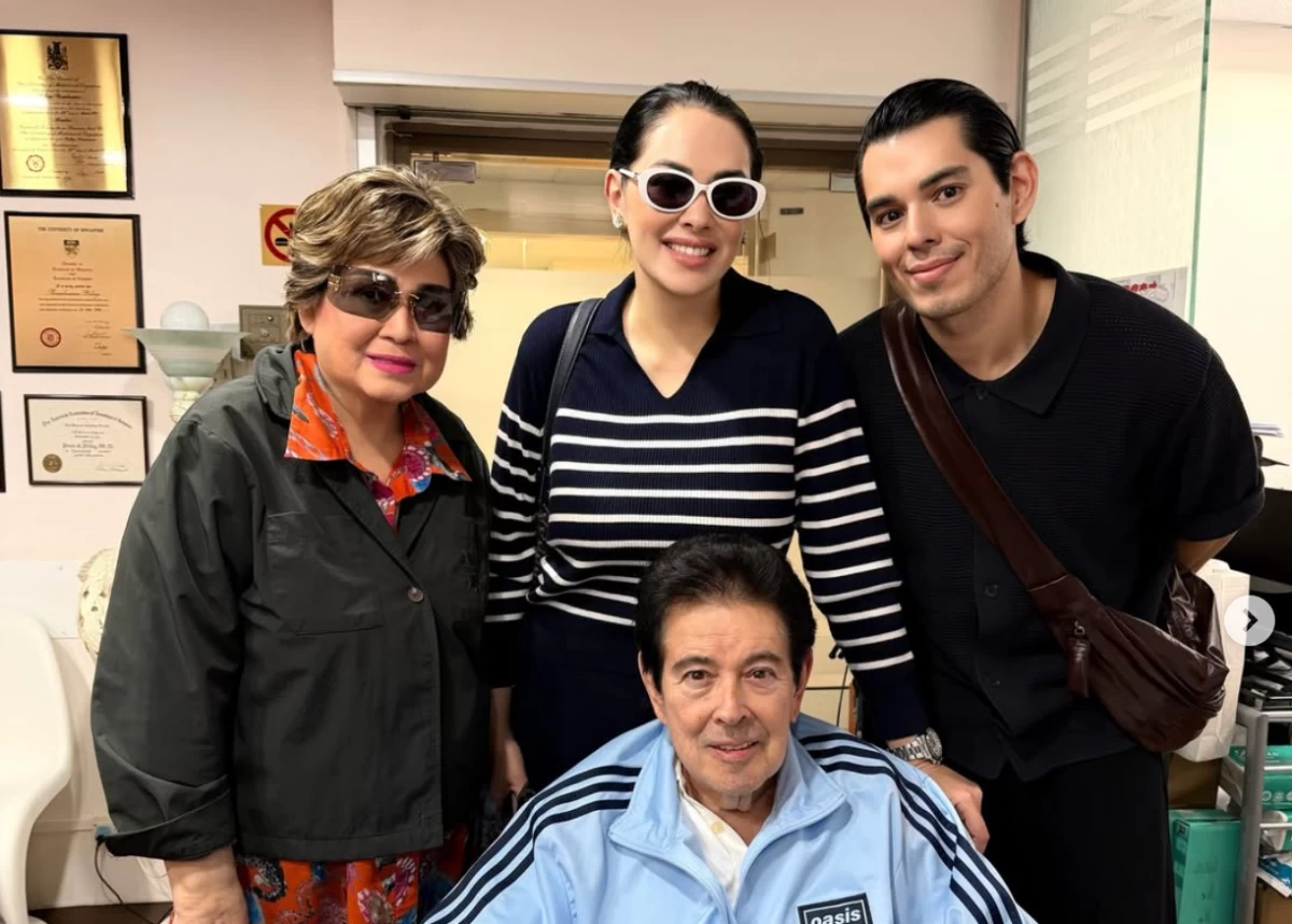 Ruffa Gutierrez with mom Annabelle Rama, dad Eddie, and brother Raymond