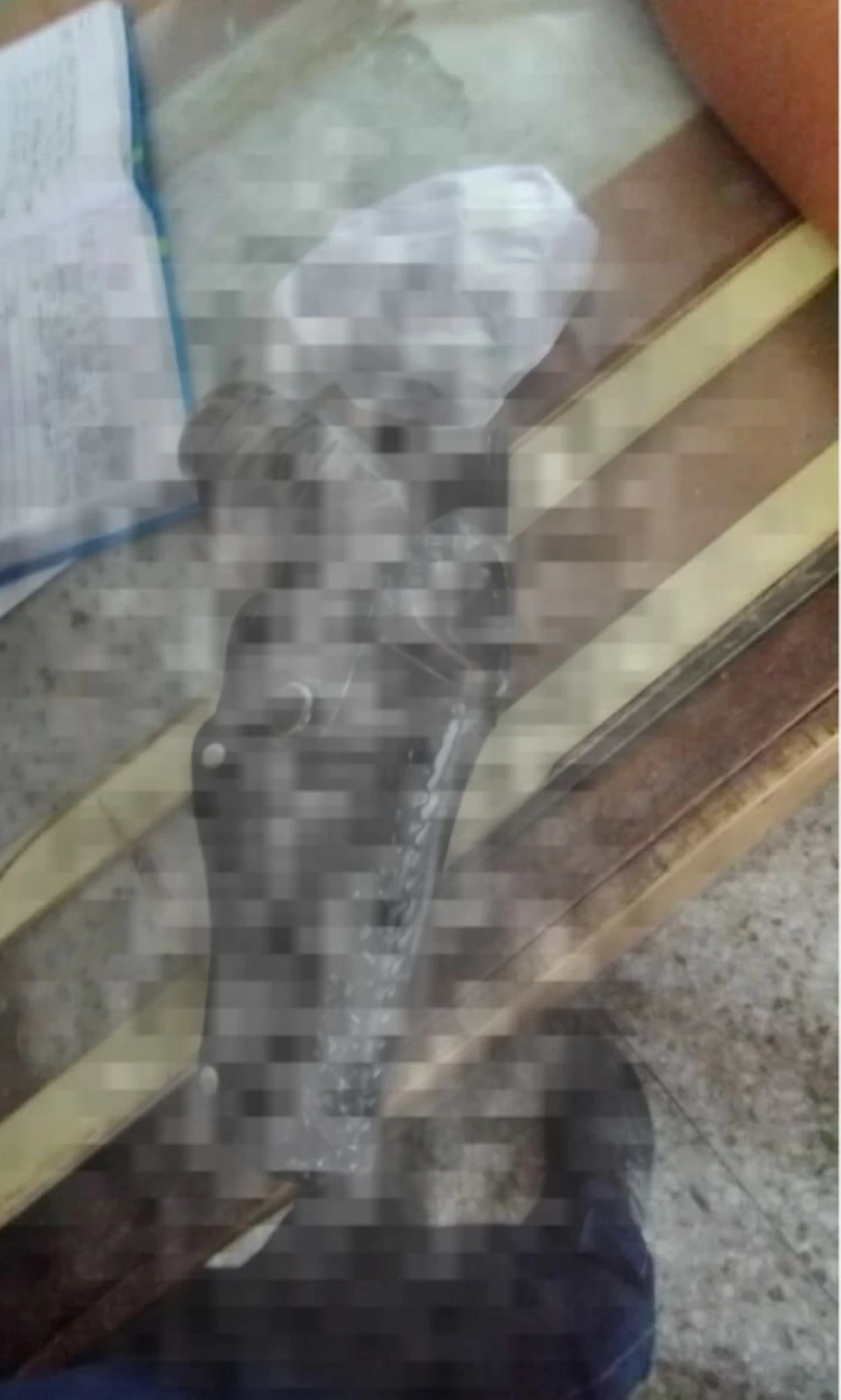 The gun from the woman in Poblacion, Muntinlupa (Photo from Barangay Poblacion) 