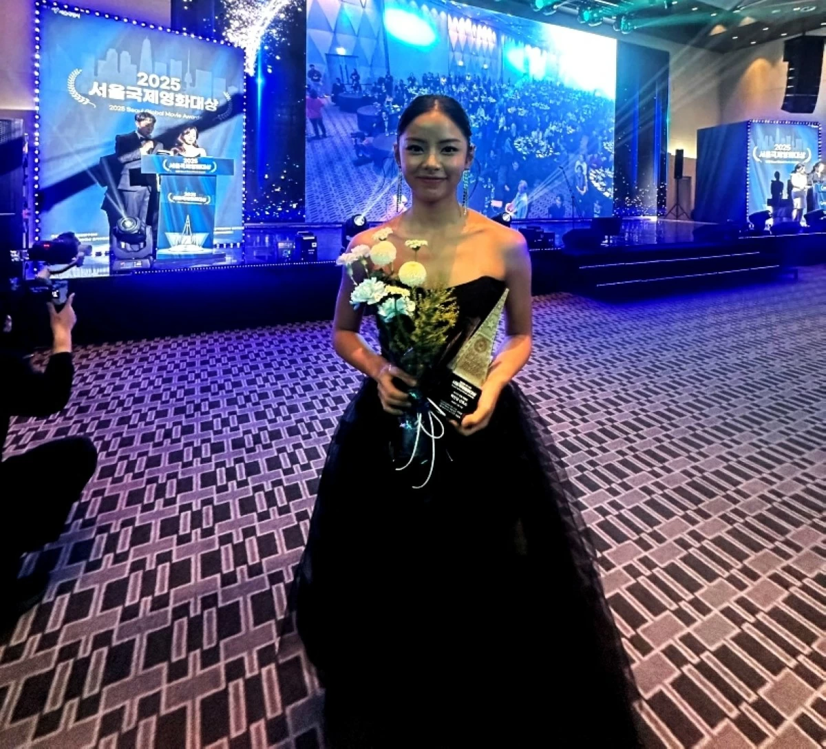 Maegan Gabrielle Medina at the 2025 Seoul Global Movie Awards (