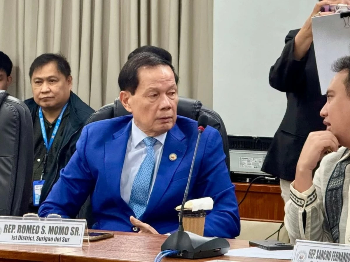 Surigao del Sur 1st district Rep. Romeo Momo Sr. (Facebook)