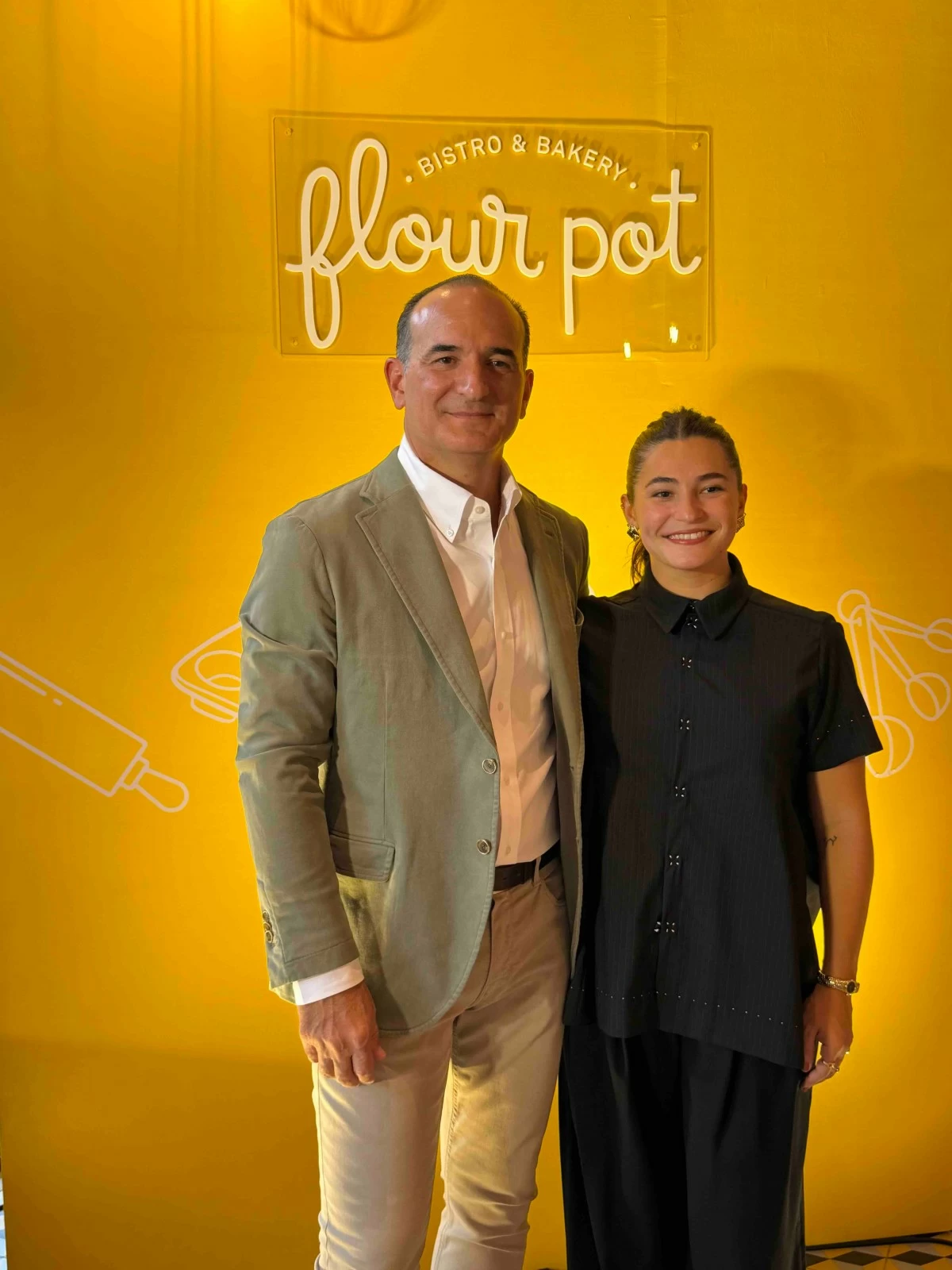 Patxi Elizalde, with daughter Bea