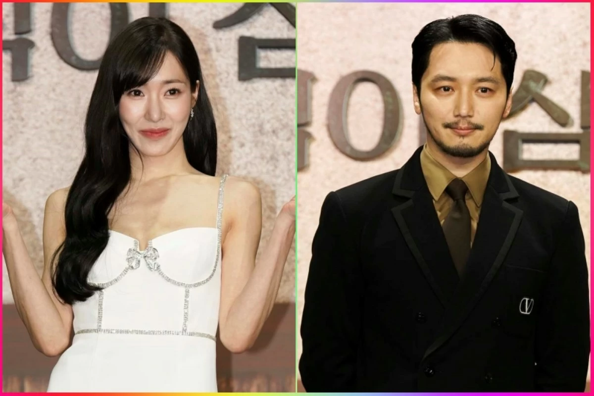 Byun Yo-han and Tiffany Young during the press conference for 