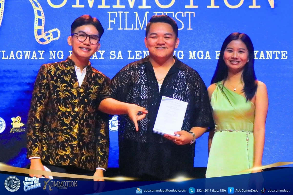 Adamson University Communication Student Martin Otero bags the Best Actor award for his portrayal of Denis Bade in 'The Dropout,