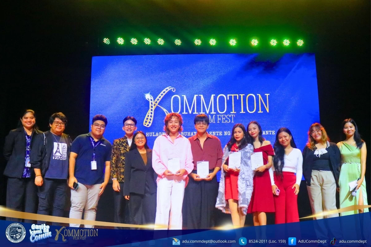 Circle-O Production's 'Wala Namang Dulo ang Sirkulo' wins the Meritong Dalumat from Adamson University’s Institutional Development and External Affairs (IDEA) Office, for demonstrating the highest level of original concept, creative vision and ideation, and meaningful insight. (Laetizia Duran/Komunikator)