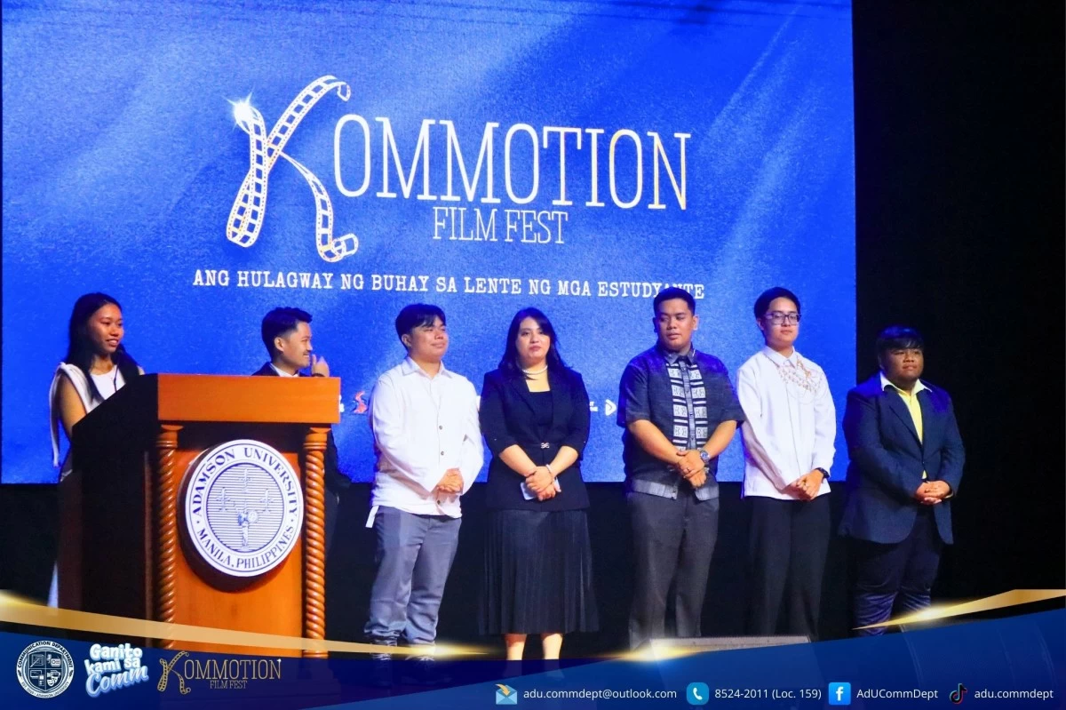 Laperrah Films, led by student-director Mae Lomongo, presents its short film 'He's Higher Than You,' a comedy/satire on friendship and nepotism in a school setting. (Laetizia Duran/Komunikator)